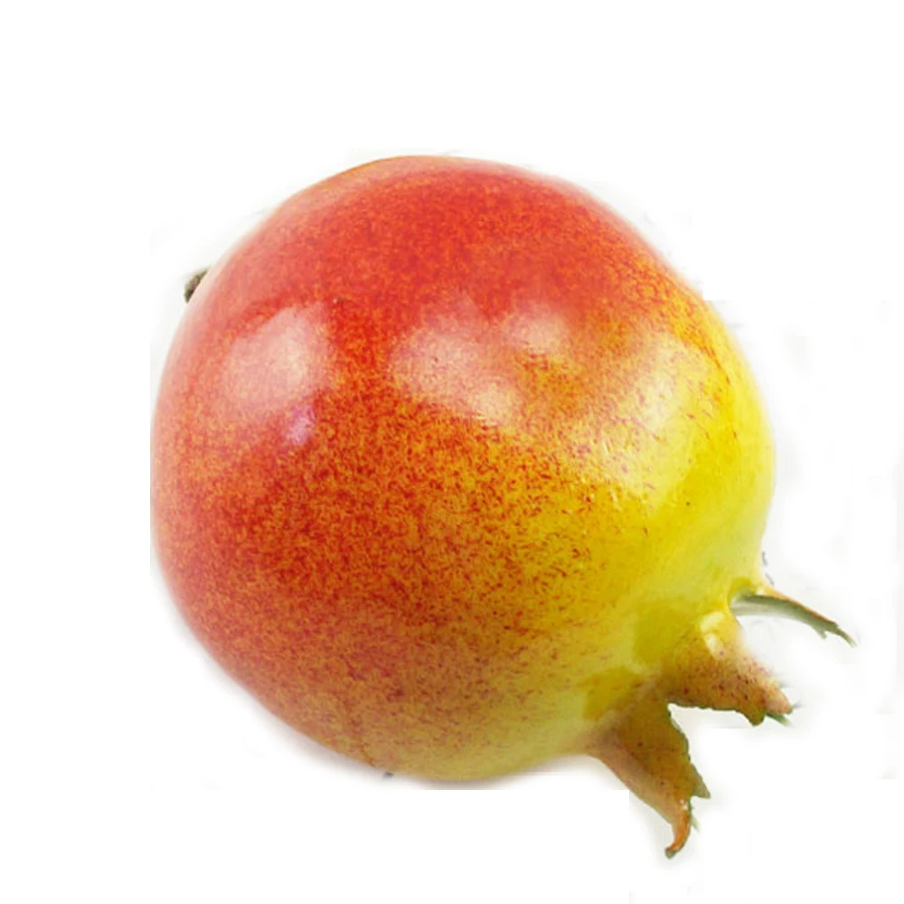 4 шт. искусственный гранат с высокой имитацией фруктов и пластиковая поддельная