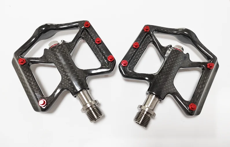 Сверхлегкий Прочный Велосипед из углеродного волокна с шпинделем титанового