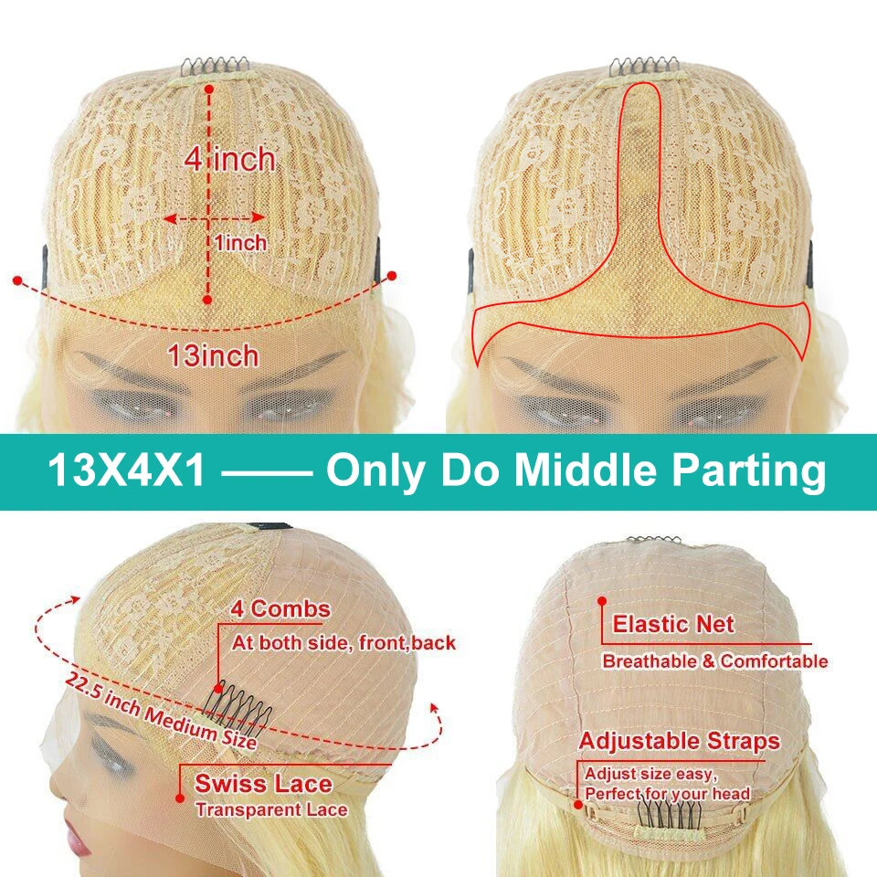 Парик-капри из натуральных голубых человеческих волос #60 парик с прозрачными