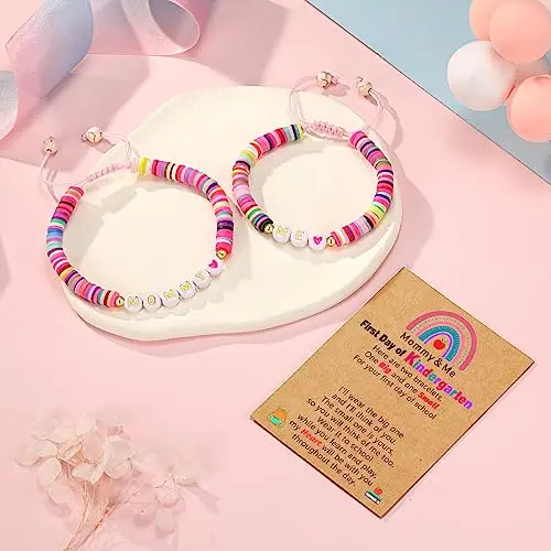 Подарки на первый день школы для мамы и дочери мама я вернулись в школу браслеты