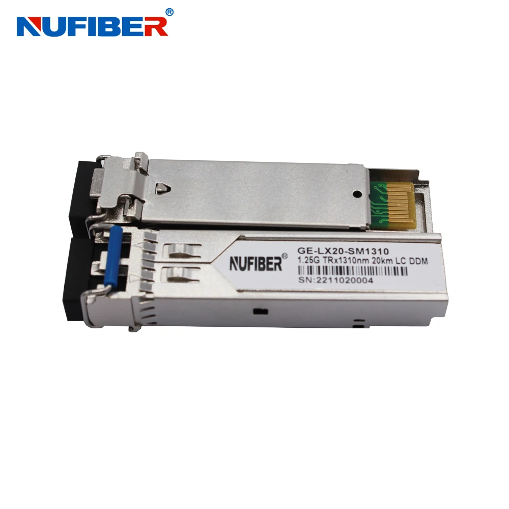Фото 2 шт. SFP-GE-LX-SM1310 Sfp 125 г 20 км 1310 SMF одномодовый LC Sfp 20 км 1G оптический модуль №3