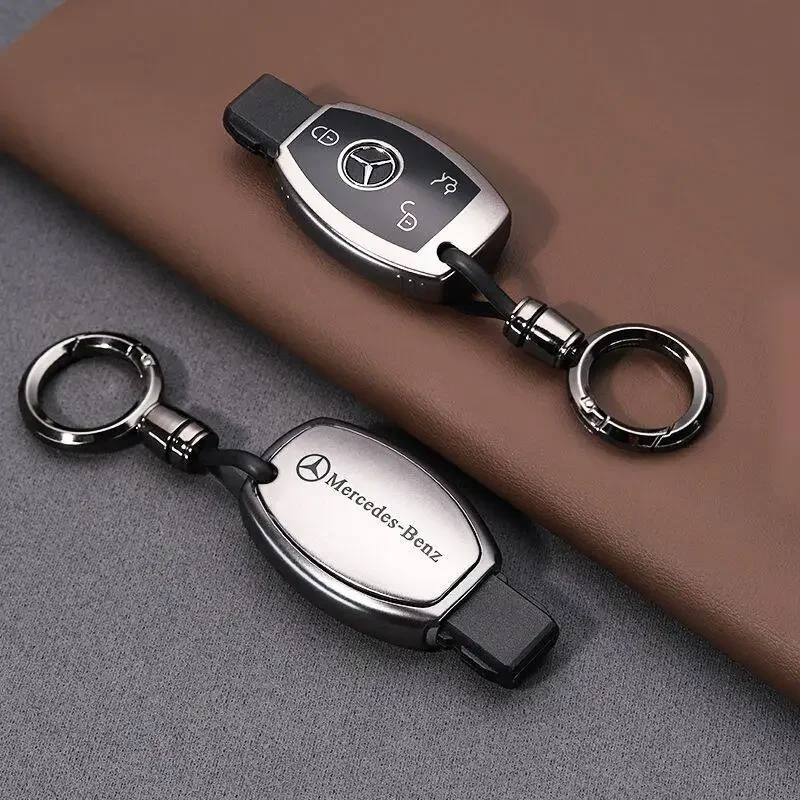 Фото Чехол для ключа автомобиля Mercedes-Benz (новые модели C и S-класса W206, C260L, W223, S450L, C200L, S400L, S500) – аксессуар-брелок №3