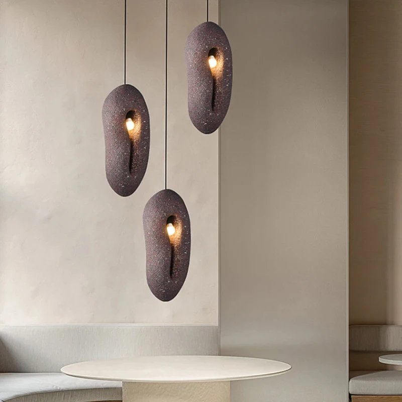 2024 люстра в стиле ваби-Саби для ресторана спальни белая E27 Минималистичная