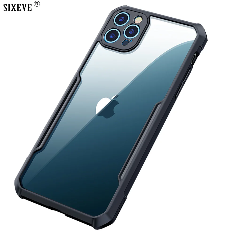 Роскошный противоударный бронированный силиконовый чехол для iPhone 13 12 11 Pro X XR XS Max 6