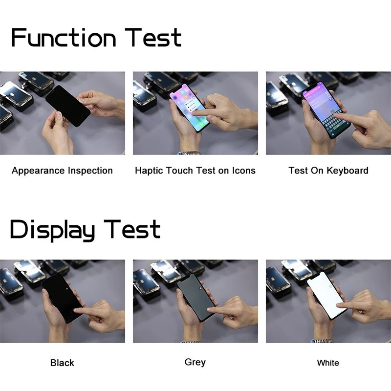 Ceny AAA + Nowy Ekran OLED 100% Dla IPhone X Wyświetlacz XS XR 11 Dotykowy Wysokiej Rozdzielczości Zamiennik IPhone 12 11 Pro Max Z Darmowymi Narzędziami