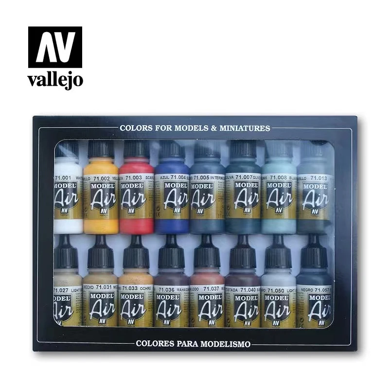 

Vallejo paint Spain AV environment-friendly water-based paint 71178 spraying basic package 16 colors * 17ml