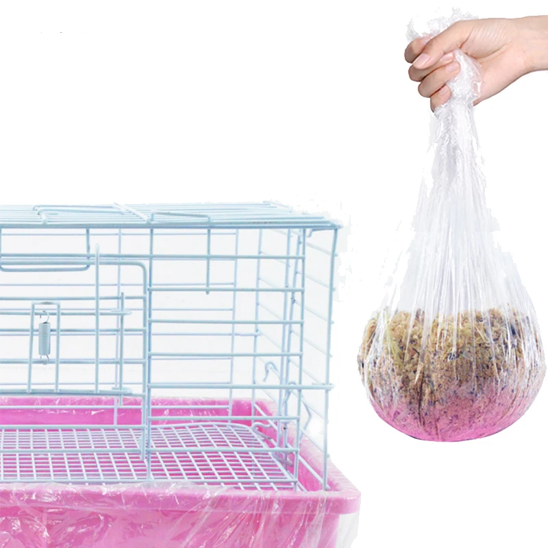 2 Размера пленка для лотка крольчатников одноразовая большая пластиковая пленка для туалета домашних животных маленьких животных аксессуары для чистки для хомяка морской свинки.