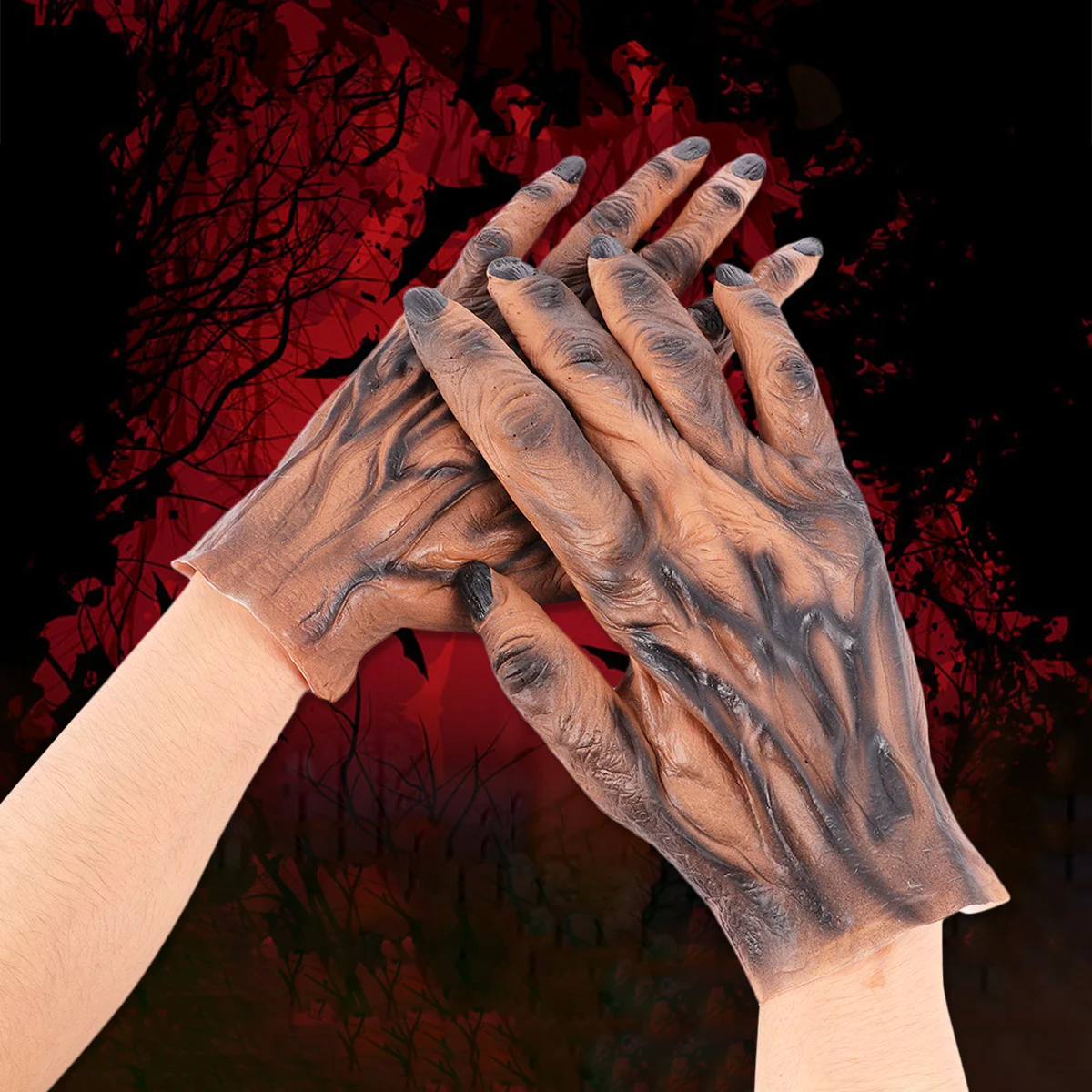 

Перчатки Хэллоуин латексная одежда костюм реквизит маскарадные костюмы косплей