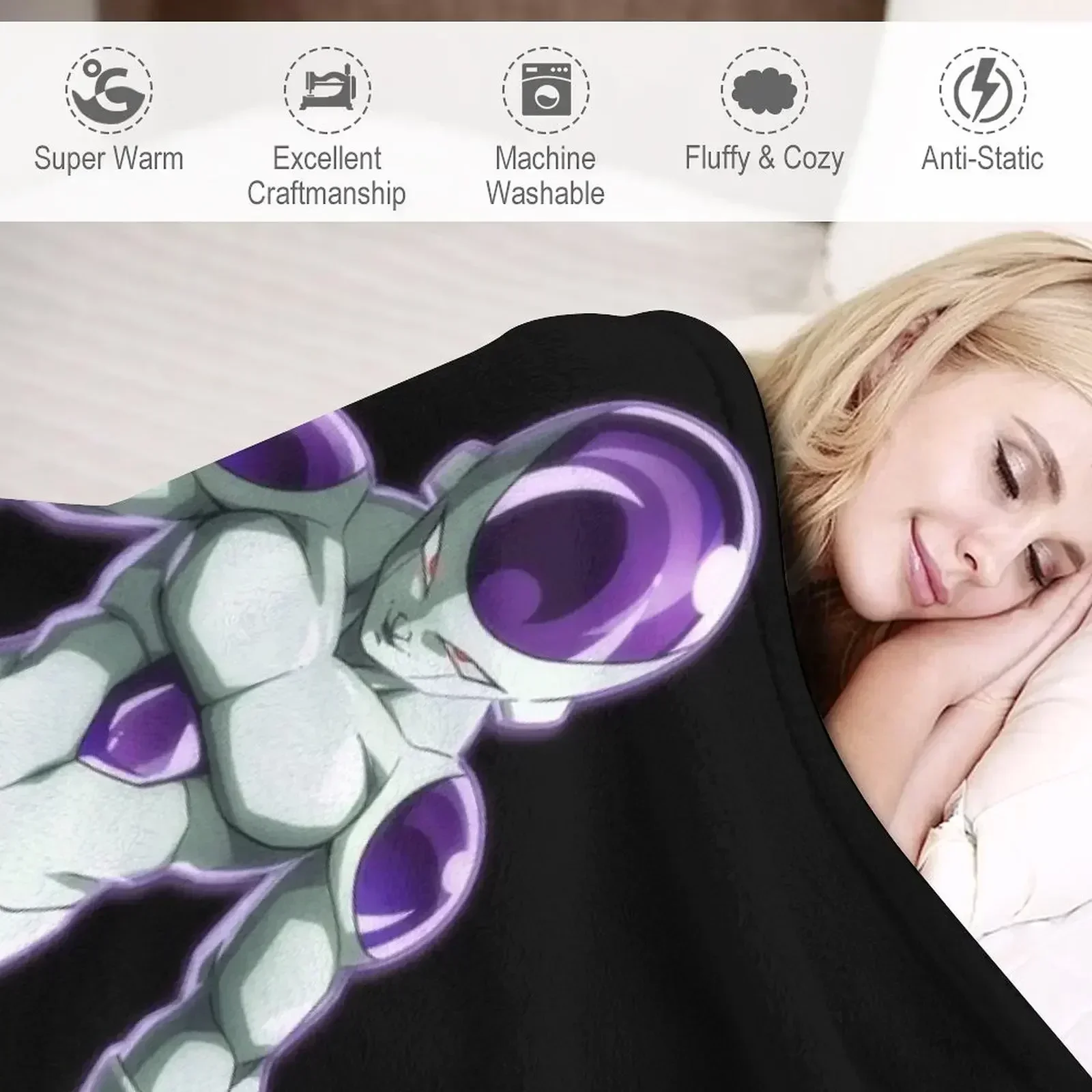 Одеяло Frieza роскошное одеяло для путешествий в стиле манга