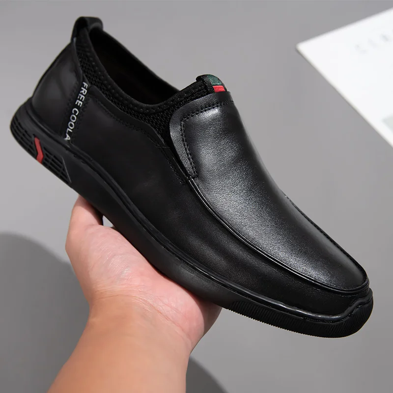Brand Men Genuine Leather Shoes Luxury 