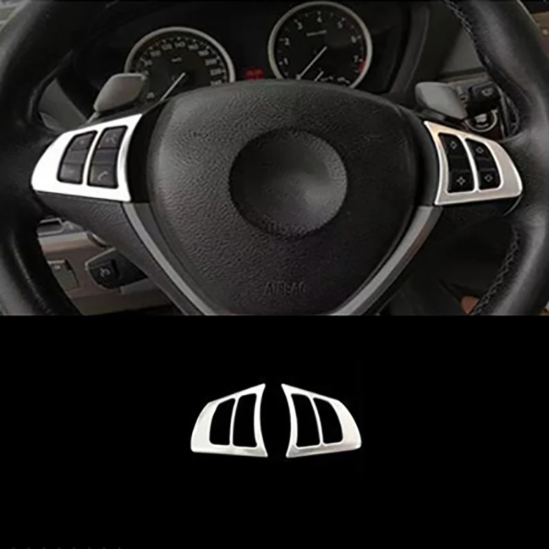 

Кнопка переключения на руль автомобиля, декоративная рамка, крышка, отделка, наклейка для BMW X5 E70 X6 E71 2009 2010 2011 2012 2013, аксессуары