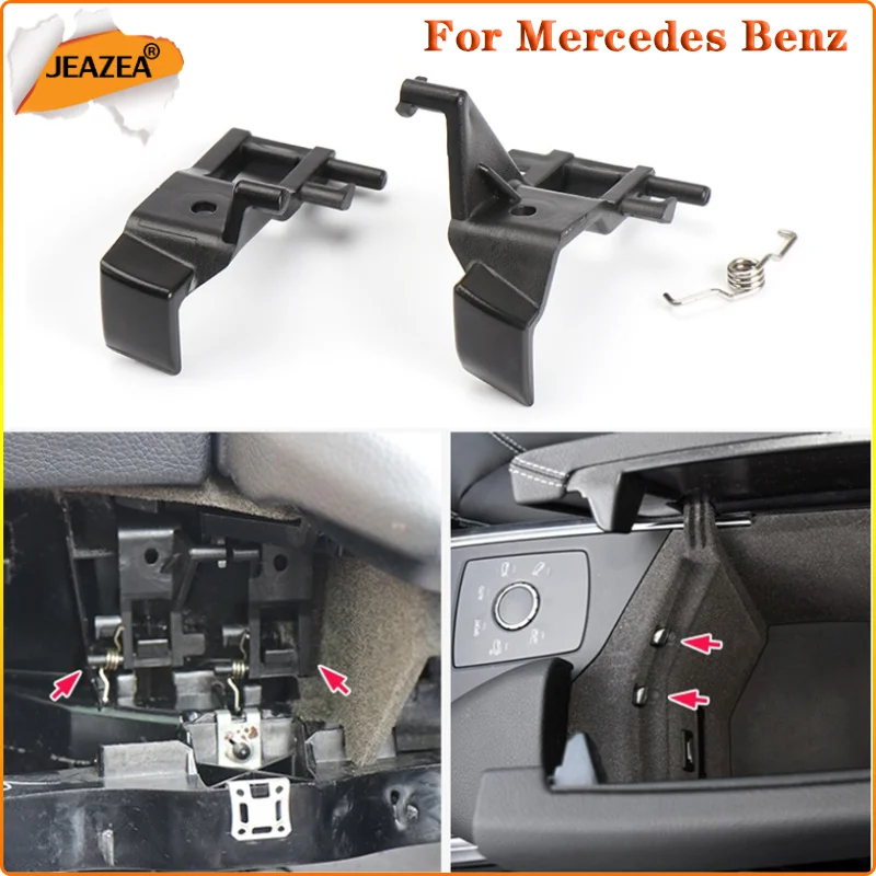 

JEAZEA Armrest Box Buckle Lockers Switch Clip For Mercedes Benz ML320 ML350 GL400 W166 A1666800018 A1666800019 A1666804103