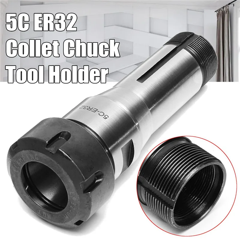 

High Precision Accuracy 0.01mm Extension 5C ER32 Collet Chuck Holder ER32 Collet Chuck Milling Lathe Tool CNC Tool Holder Clamp