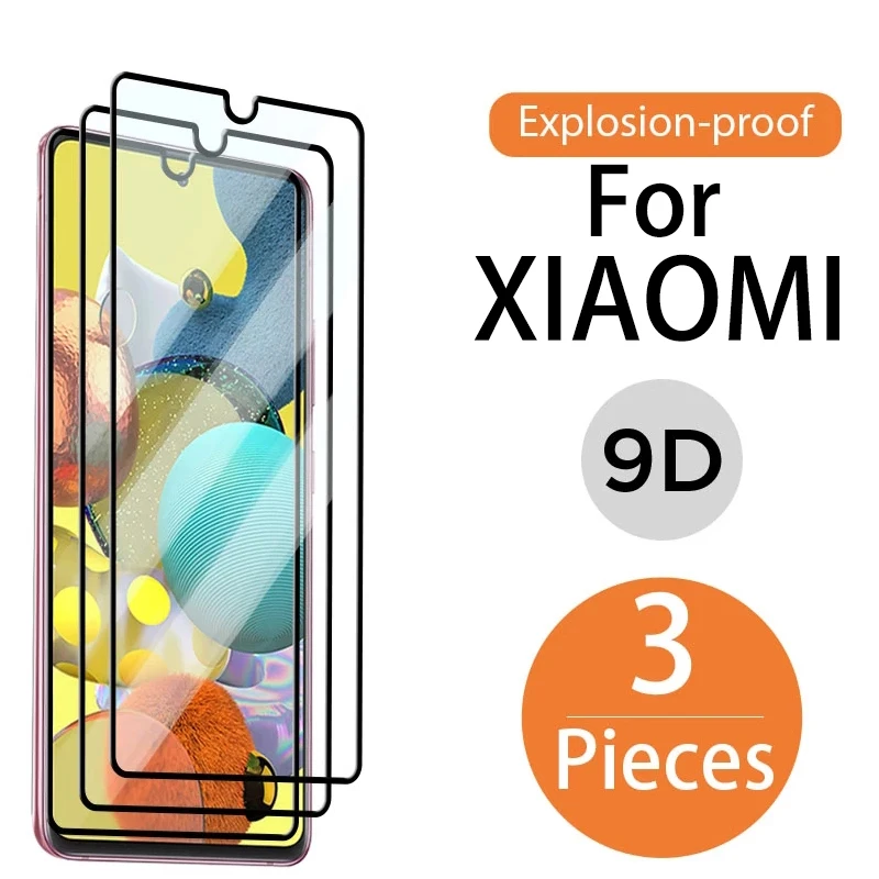 

For Xiaomi Redmi Note 9 9S 10 11 10S 10T 11T Pro Max Lite 9T Poco X3 Pro Nfc 4G 5G Scratch Resistant 9D HD Tempered Glass Film