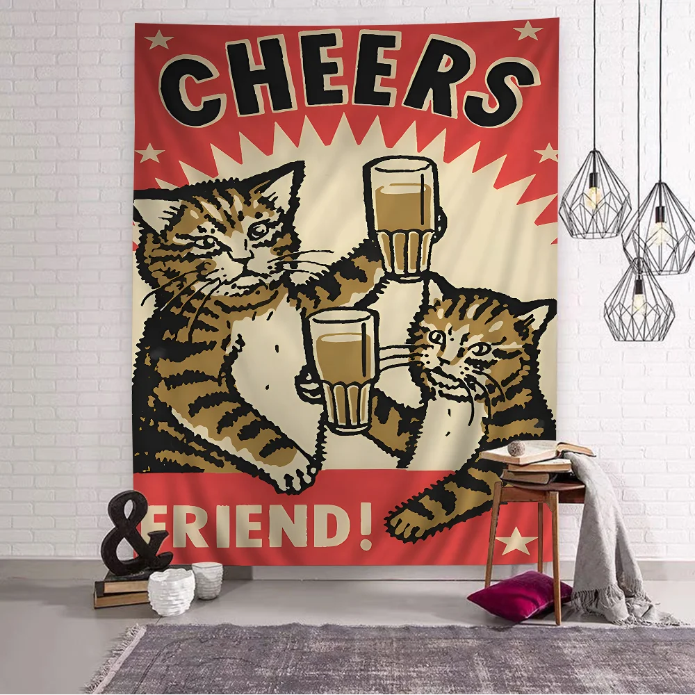 Все что здравствует пьяный ужин домашнее животное кошка классический аниме