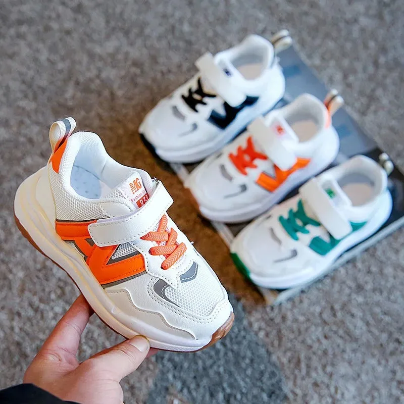 

Sports Running Shoes For Boys Girls Big Children's Kids Mesh Platform Daddy Breathable Sneakers School Hip Hop Dance Shoes 2022