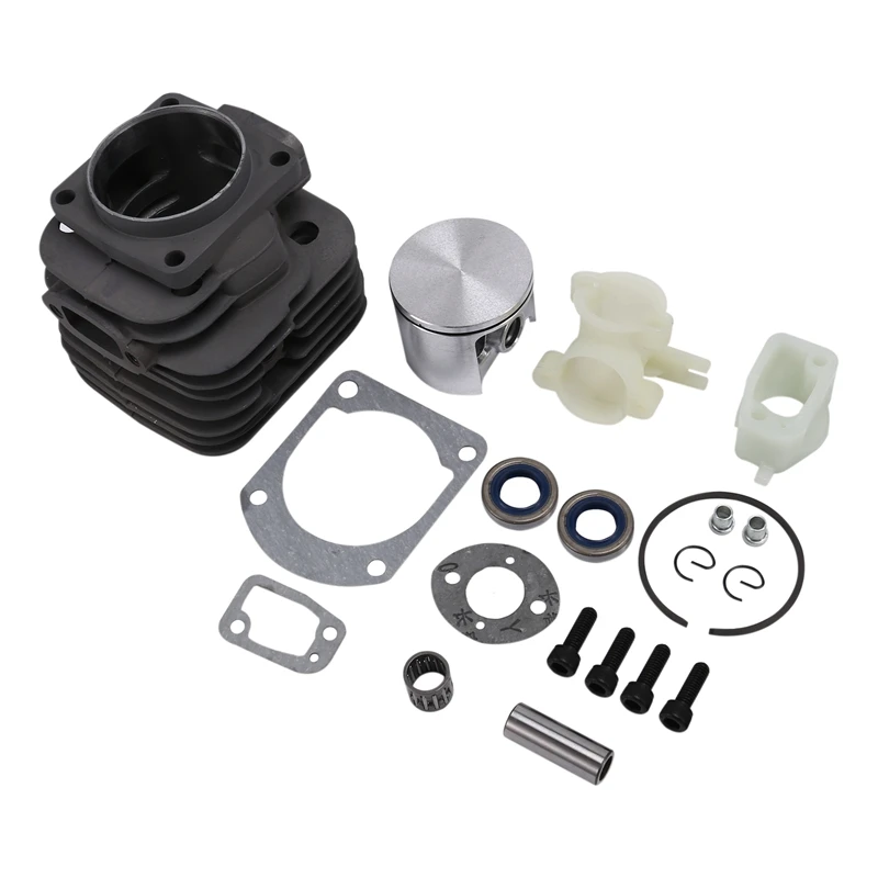 

52MM Cylinder Piston Screw Gasket Rebuild Kit For Husqvarna 61 268 272 272XP Chainsaw Engine Motor Spares Nikasil Plate