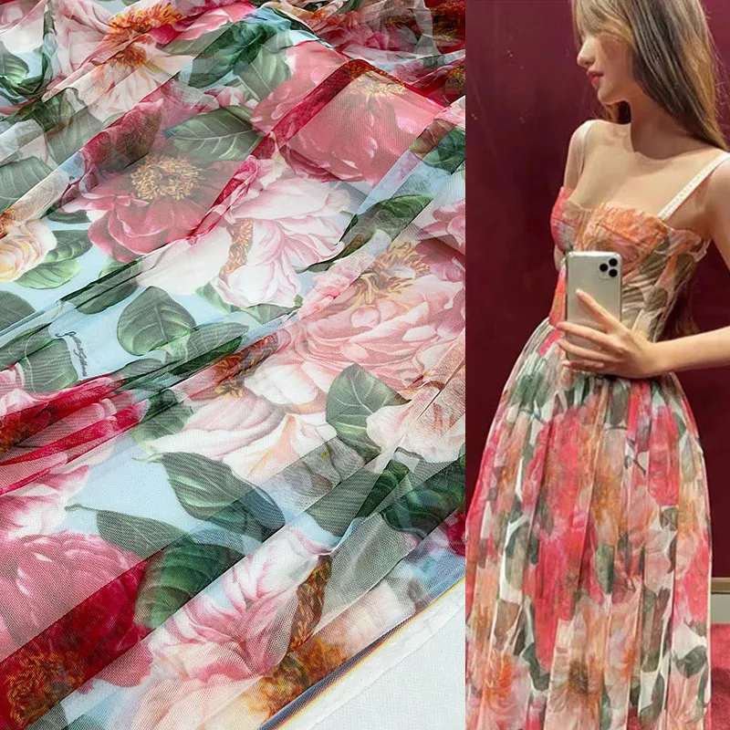 

Tulle Fabric for Clothes Needlework Organza Sewing Material Sewing Accessories Dress African Lace Fabric 2021 Yard Breathable