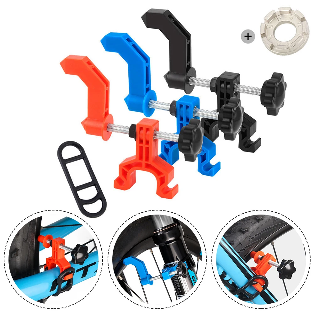 

Bicycle Wheel Truing Stand Bike Rims Adjustment Tools MTB Bike Wheel Repair Tools With Wrench Kits Hot Sale Cycling Accessories