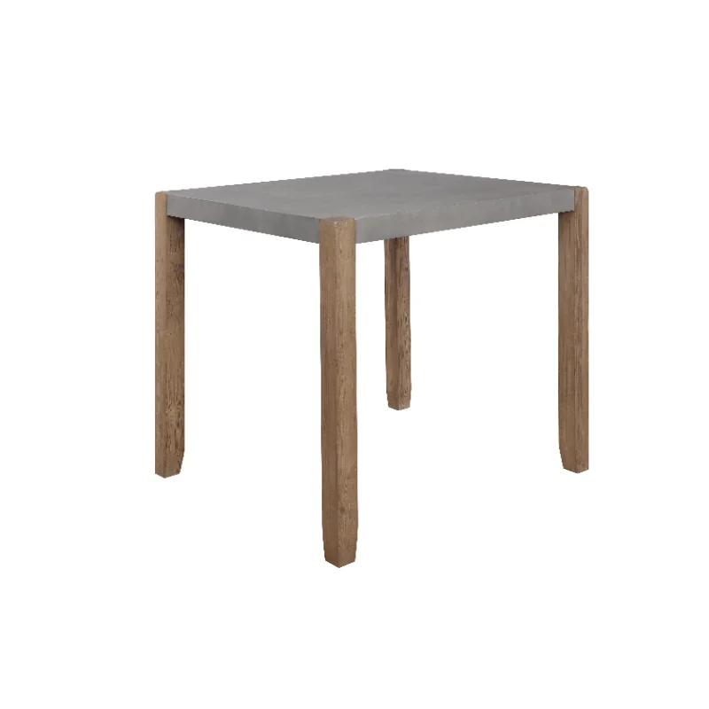 

Newport 36"H Faux Concrete and Wood Counter Height Dining Table mahjong table dining table