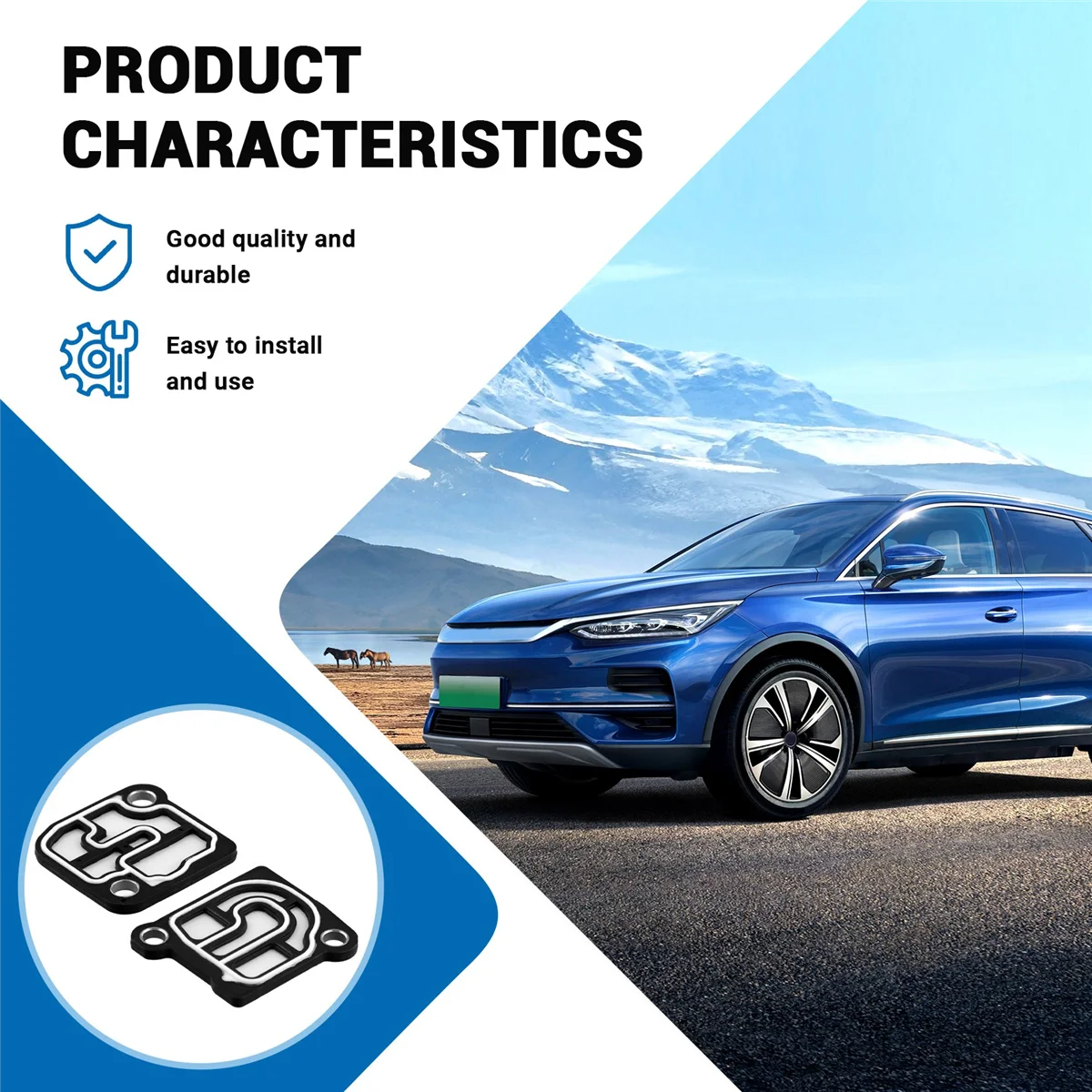 Автомобильный универсальный электромагнитный клапан переключения давления