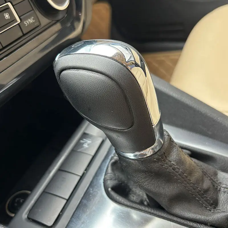 2 шт. Автомобильная черная ручка переключения передач из АБС-пластика для VW Tiguan 5N