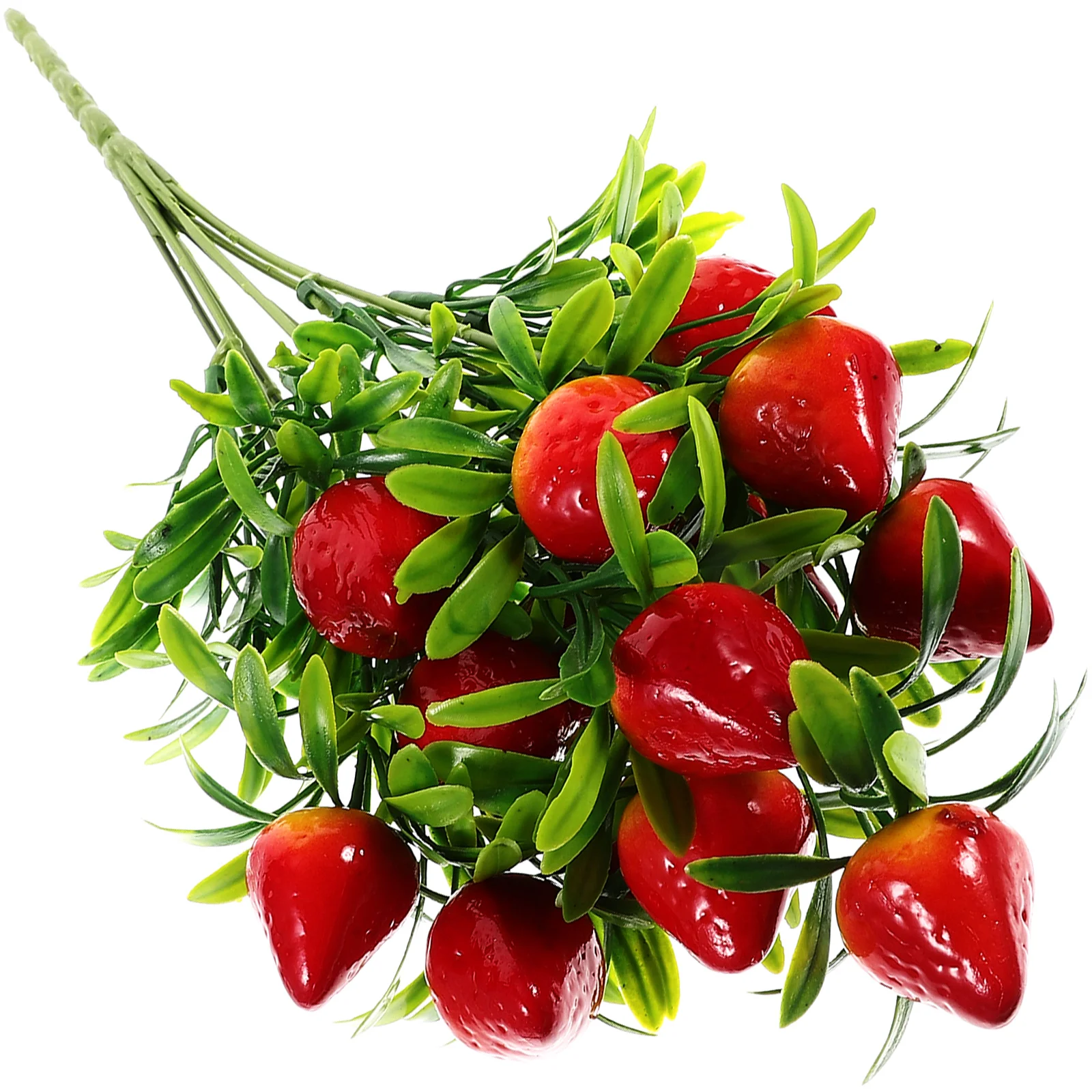 

Rtificial Strawberry Plants Fruit Branch Artificiales Decorativas Artificial Fruit Branch