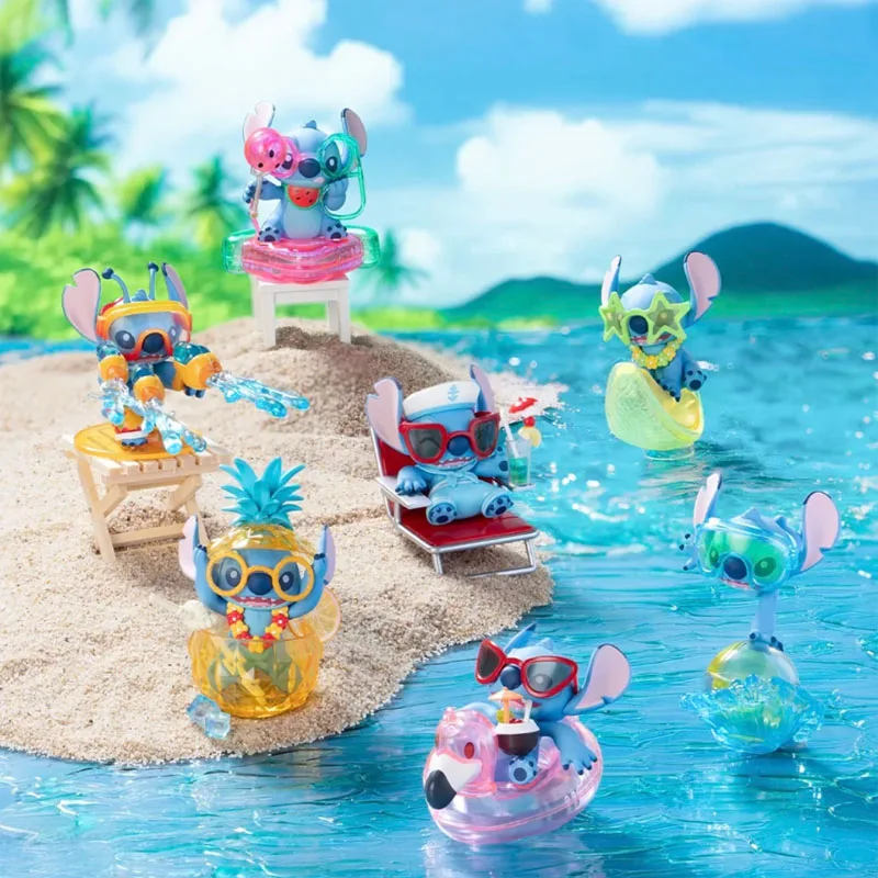 Miniso Stitch летняя карнавальная серия слепая коробка украшение ручной работы милая и
