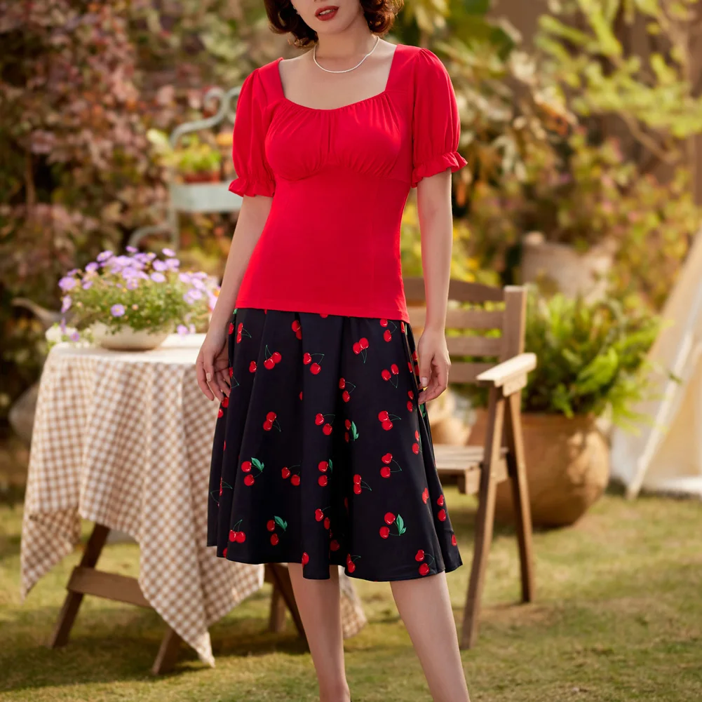 Топ женский с рюшами и коротким рукавом |