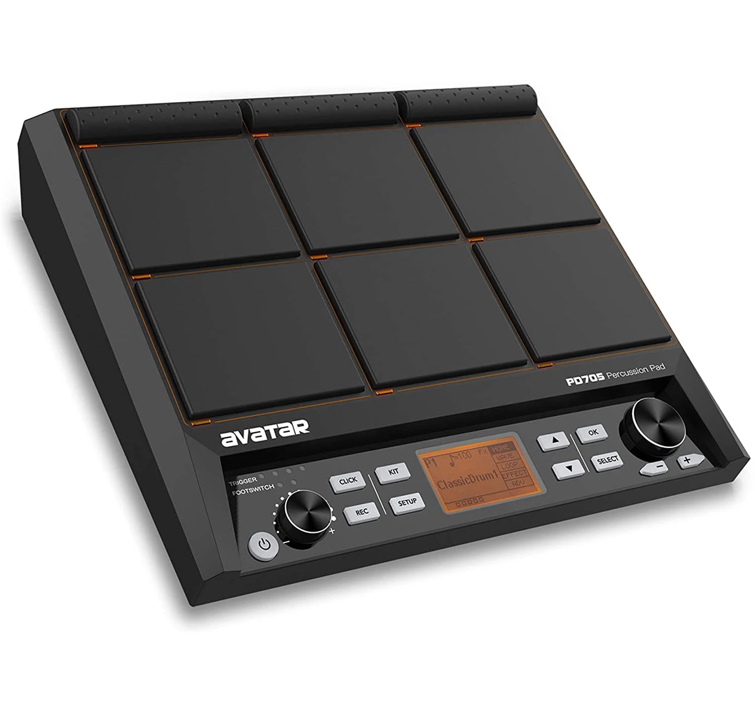 

Percussion Pad 9-Sample Pad All-in-one Multipad Tabletop Electric Drum Set