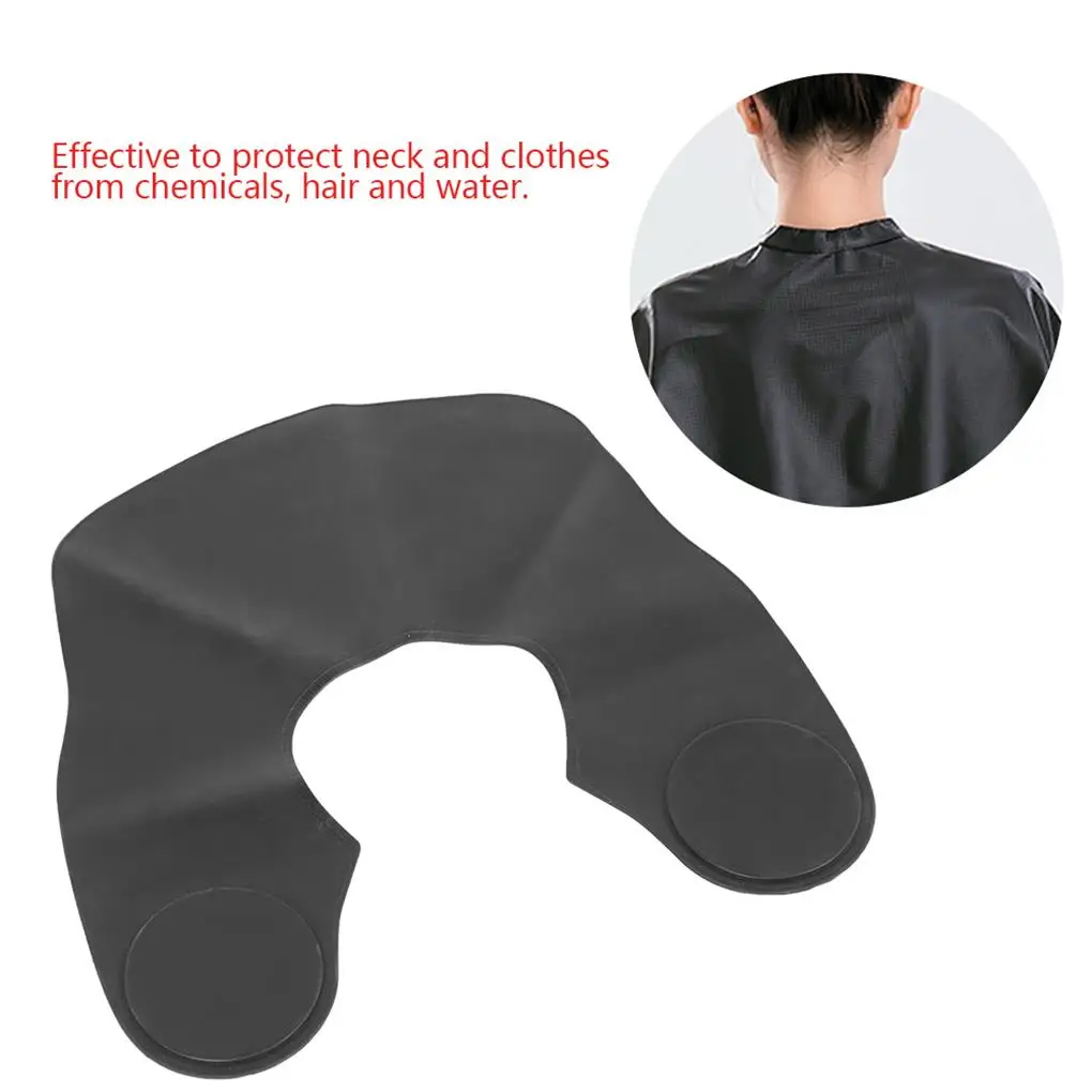 

Silicone Barber Salon Shawl Collar Hair Dye Cape Haircut Hair Cutting Coloring Accessory