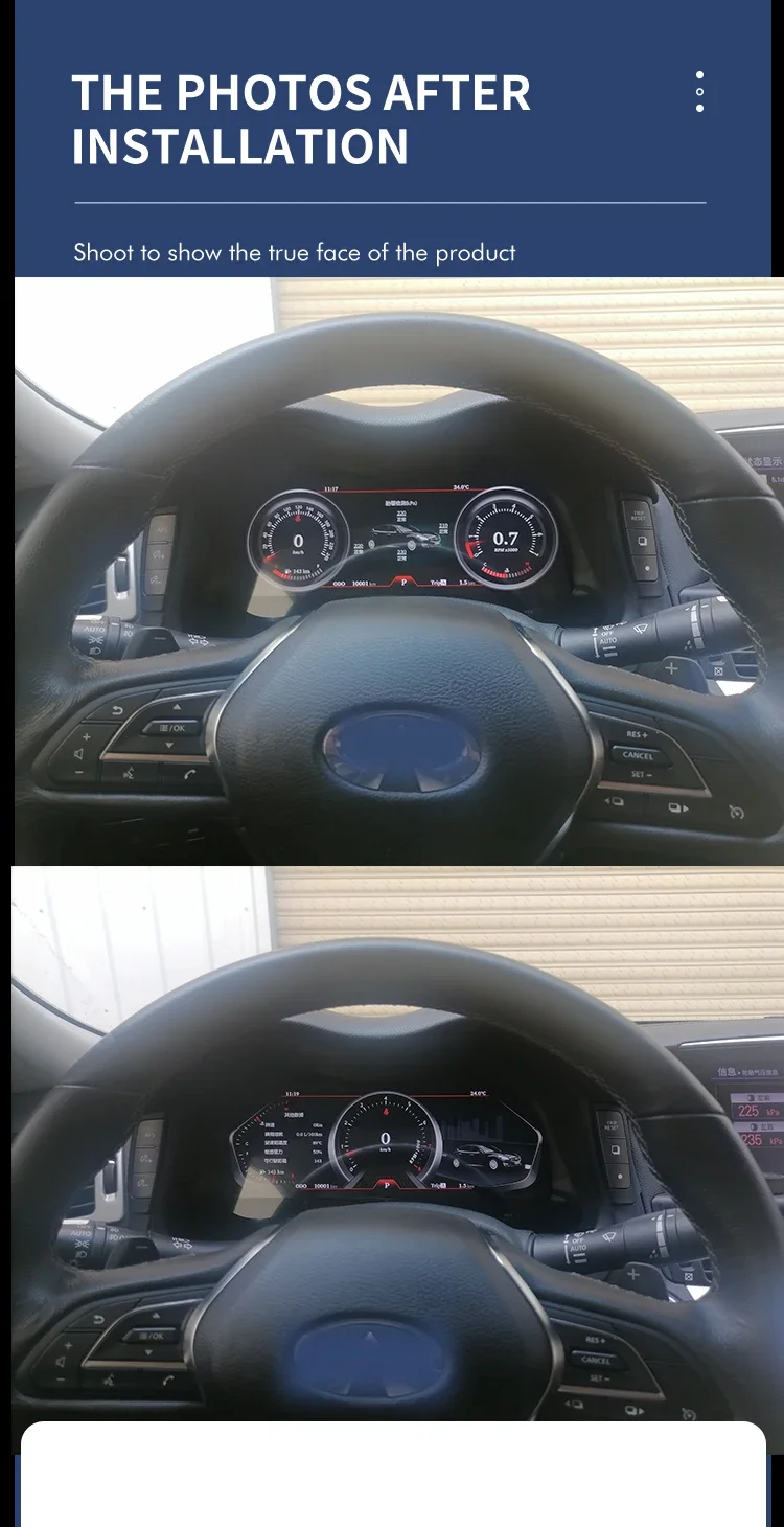 Цифровая плата автомобиля ЖК-дисплей приборной панели для Infiniti Q70 2013-2019 Linux