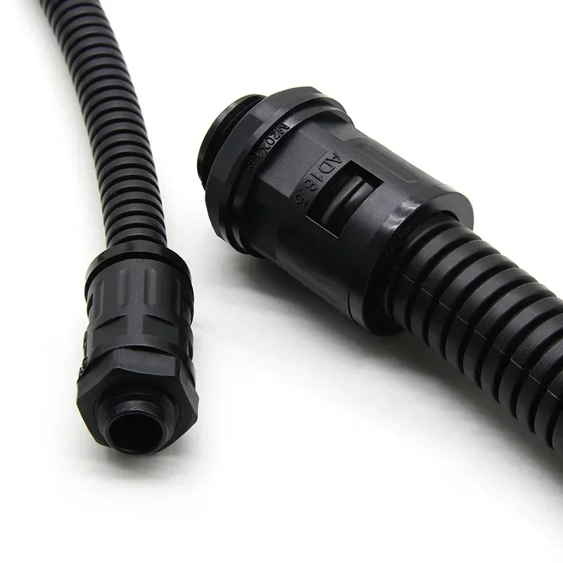 Концевые фитинги для полипропиленовой гофрированной трубы AD13 AD15.8 AD18.5 AD21.2 AD25 AD28.5