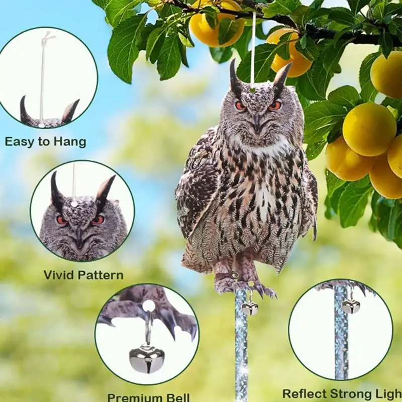 

Scare Birds Away Owl Bird Control Fake Owl Decoration Keep Birds Away Tool For Squirrels Birds Scaring Supply Garden Owls Decor