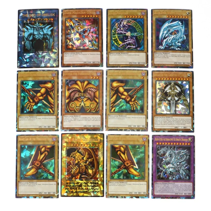 72 шт. карты Yugioh с золотыми буквами для настольных игр