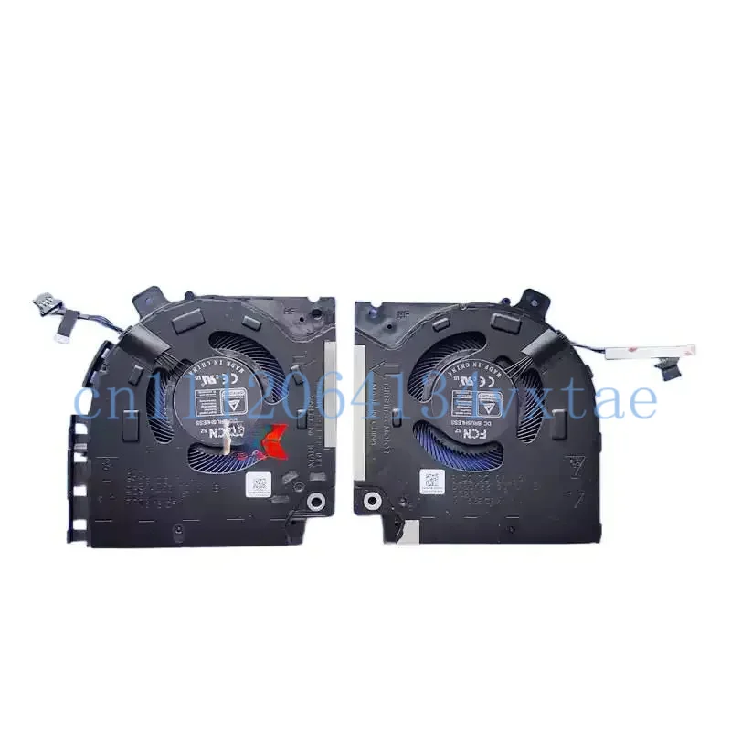 Фото Вентилятор охлаждения CPU+GPU для Dell Alienware X15 R1 RTX30 Series 082VD4 0V0G61 DFS5K22305283T FND3 DFS5K22115371S FND2 DC5V Fan 0.2 №1