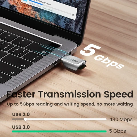 UGREEN Кардридер USB-C для TF карты