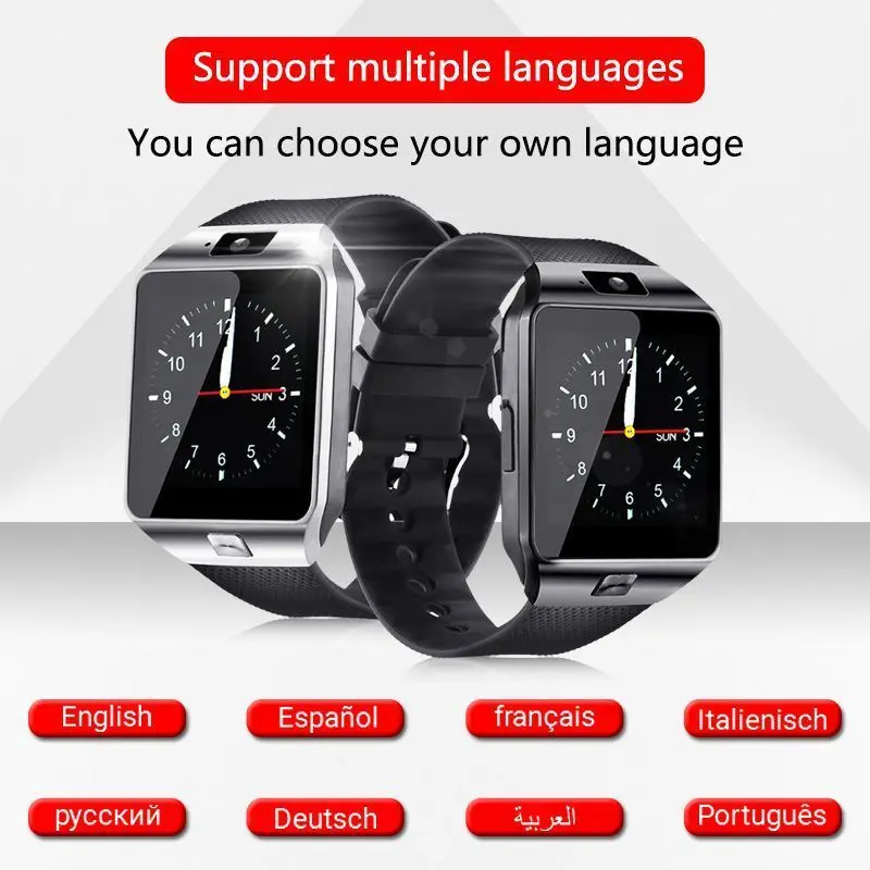 electronic intelligent sports watch for men women smart watches digital wristwatches sim card call smartwatch android phone free global shipping