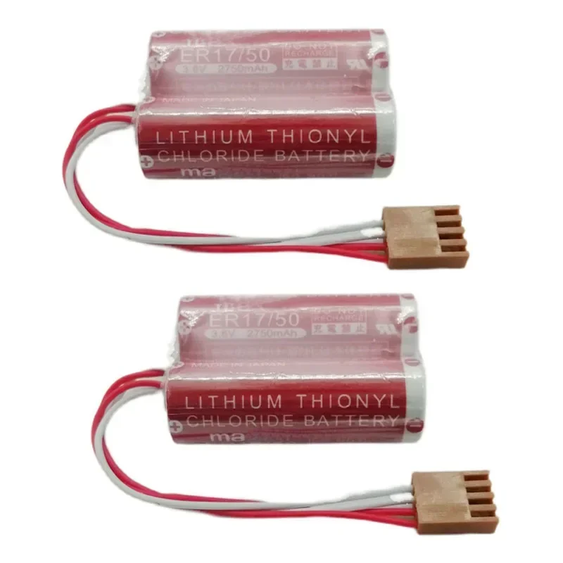 Оригинальный ER17/50 3 6 В 2750 мАч MD500N 50750-1018 литиевая батарея с ЧПУ для ПЛК проводной