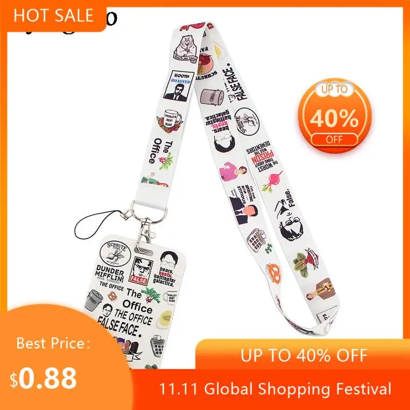 

The office tv show Lanyard ID Badge Holder Bus Pass Case Cover Slip Bank Credit Card Holder Strap Card Holder