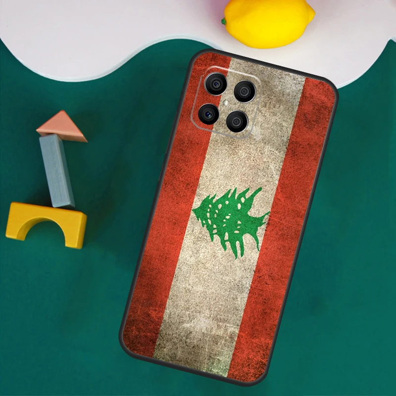 Чехол с флагом Ливана для Honor 200 Pro 50 70 90 X9a X8a X8 X9 X8b X9c X9b Magic 7 Lite 5 6 Cover