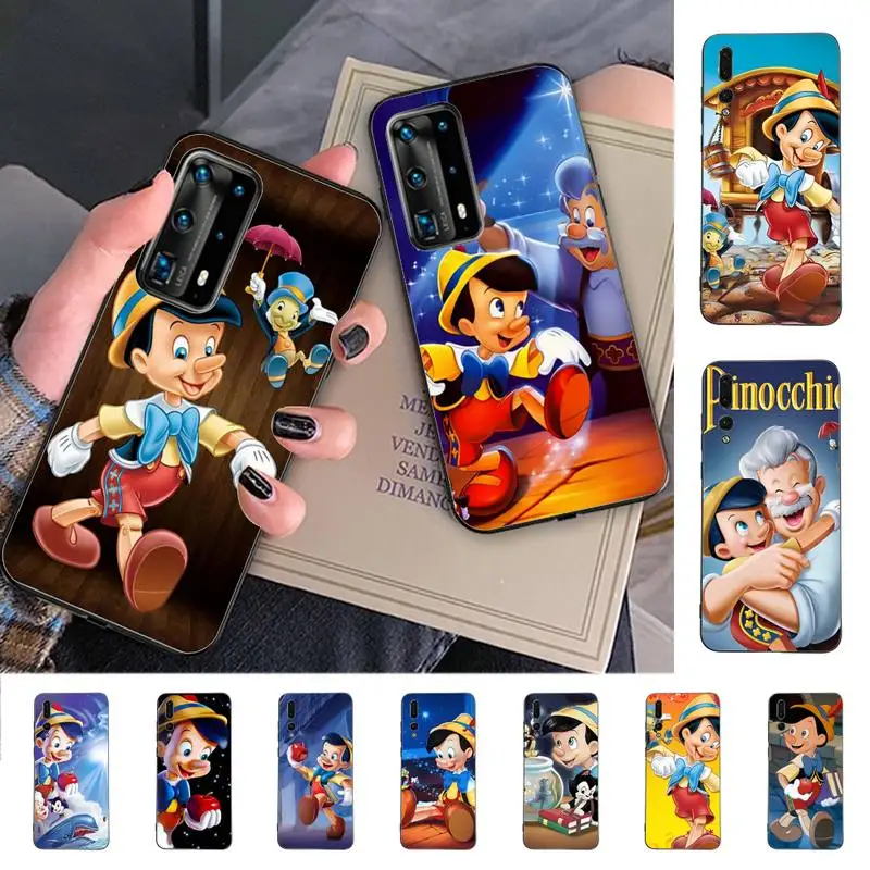 

Disney Pinocchio Phone Case for Huawei P30 40 20 10 8 9 lite pro plus Psmart2019