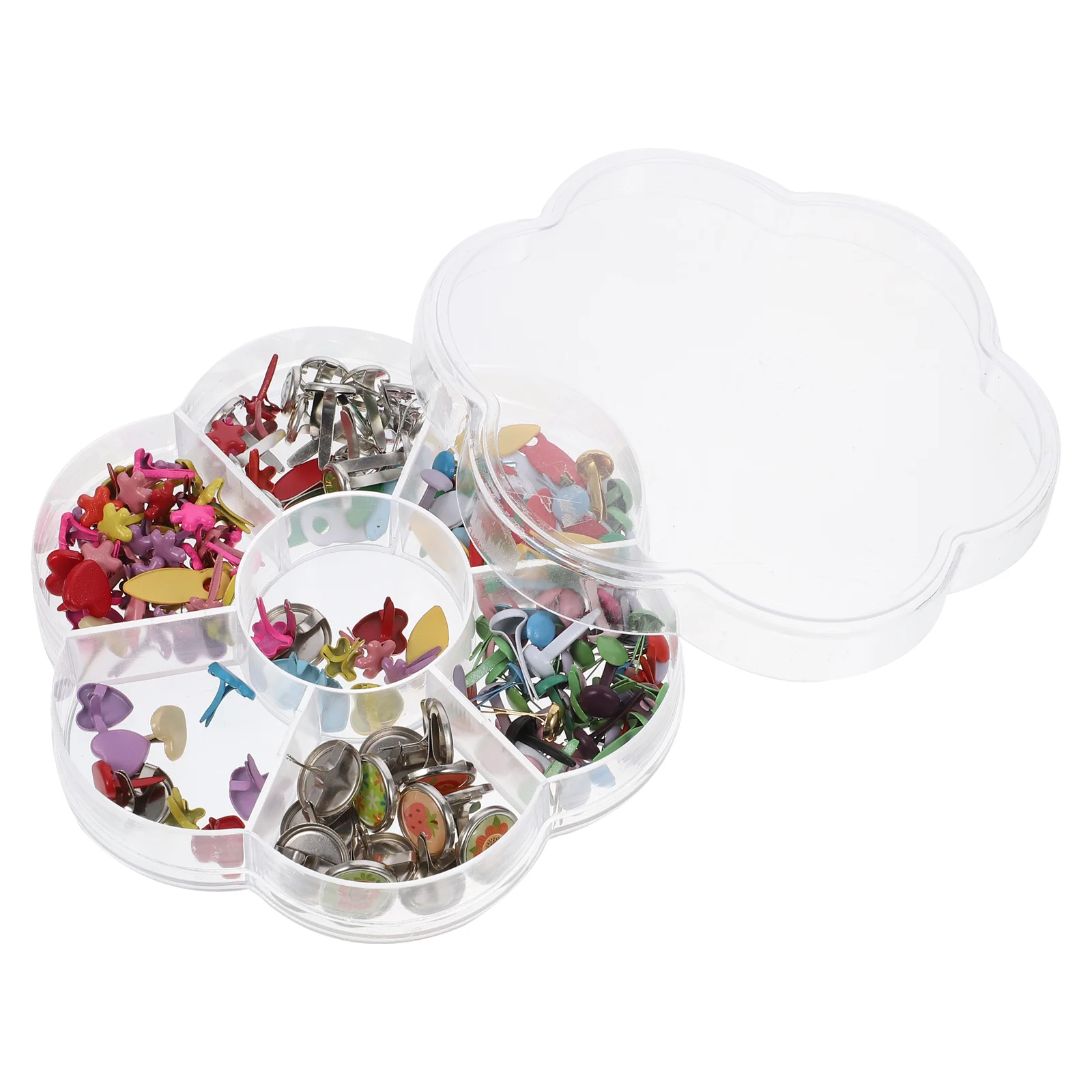 

1box Paper Fasteners Safe Mettal Brads for Craft