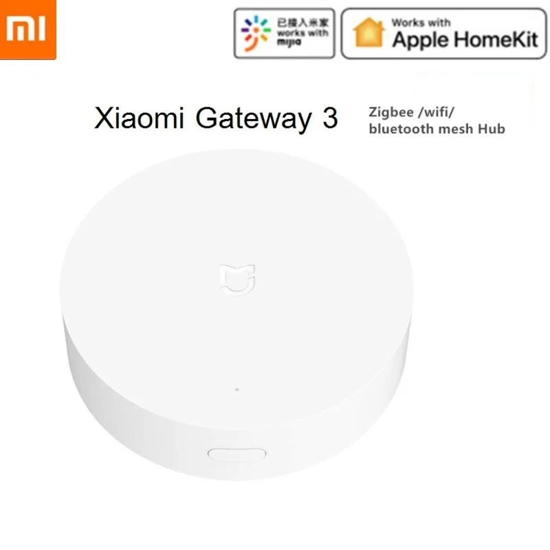 

Шлюз Xiaomi Mijia Gateway 3 ZigBee, умный сетевой хаб с Wi-Fi, Bluetooth, несколько режимов для приложения mijia, Apple Homekit, дистанционное управление