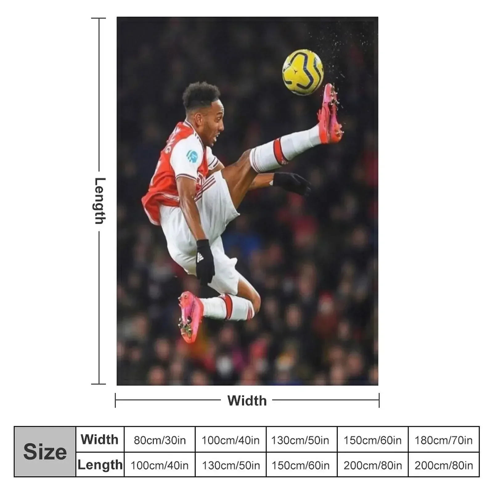 Новое одеяло Pierre-Emerick Aubameyang мягкое большое летнее постельное белье мягкие