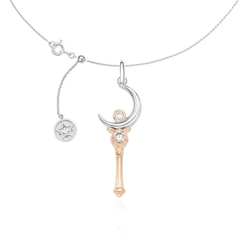 

Женское колье с подвеской «Сэйлор Мун», из серебра 925 пробы