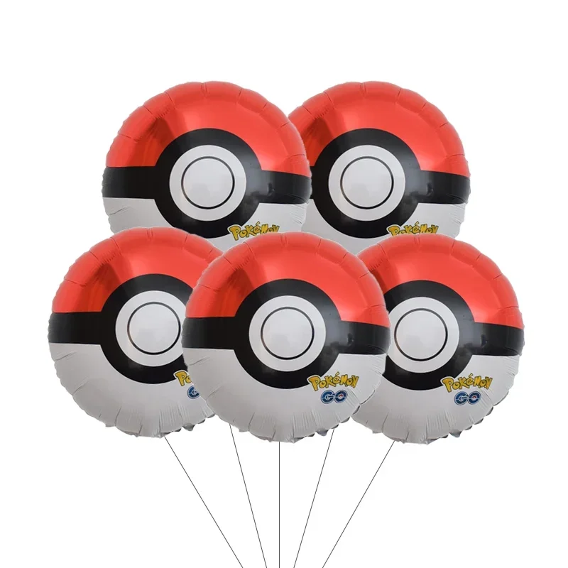 Фото 5pcs Pokemon Pikachu Go Aluminum Foil Balloon Birthday Party Decorations Boy Girl Gifts Air Globos Baby Shower Kids Party Gifts №3
