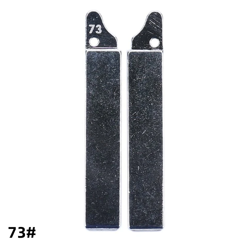 

XIEAILI OEM 50Pcs 73# Metal Uncut Remote Key Blade For Peugeot 307