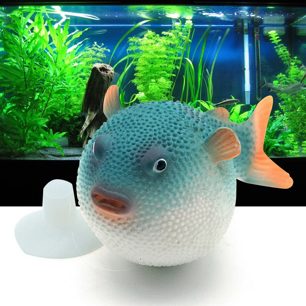 

Decorations Stuffed Toy Plastic Small Puffer Aquarium Toys Fish Furret Plush Filling Toy Fish Tank Aquarium