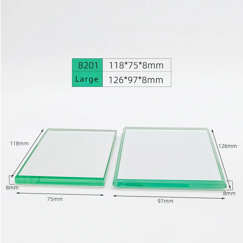 1 шт. многоразмерная Стоматологическая стеклянная смесительная доска